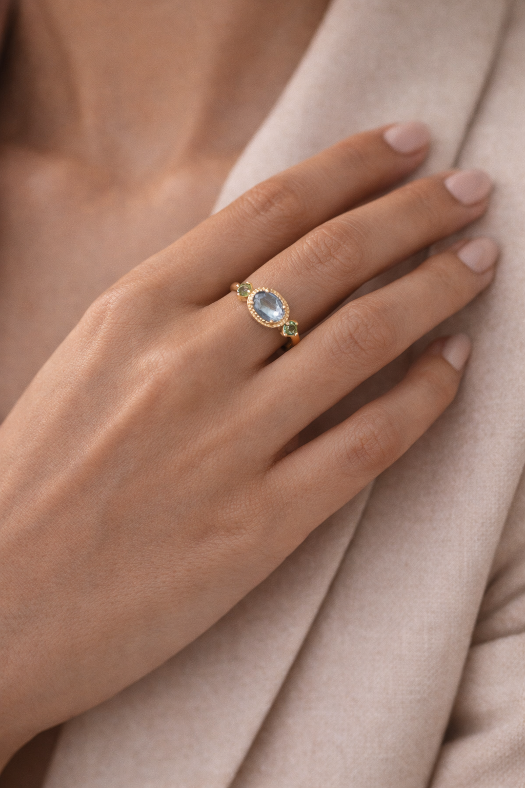 Ivée Celeste Trio Stone Ring