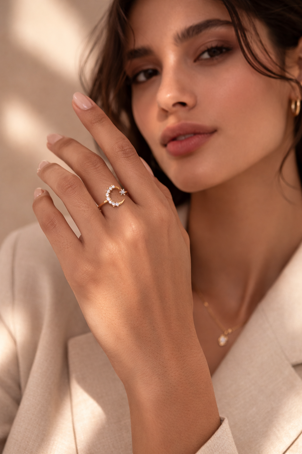 Ivée Luna Star Open Ring