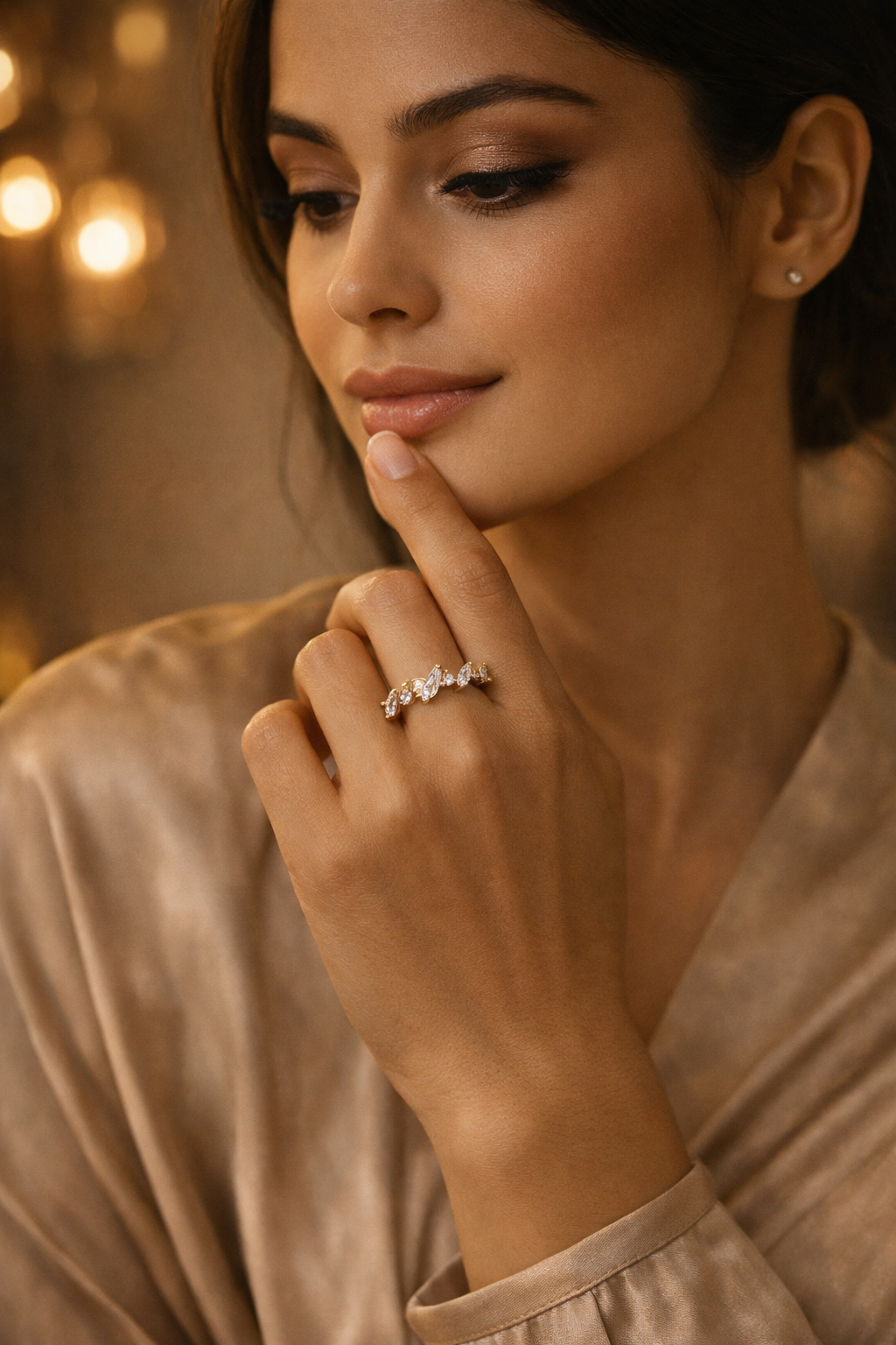 Ivée Celeste Vine Adjustable Ring