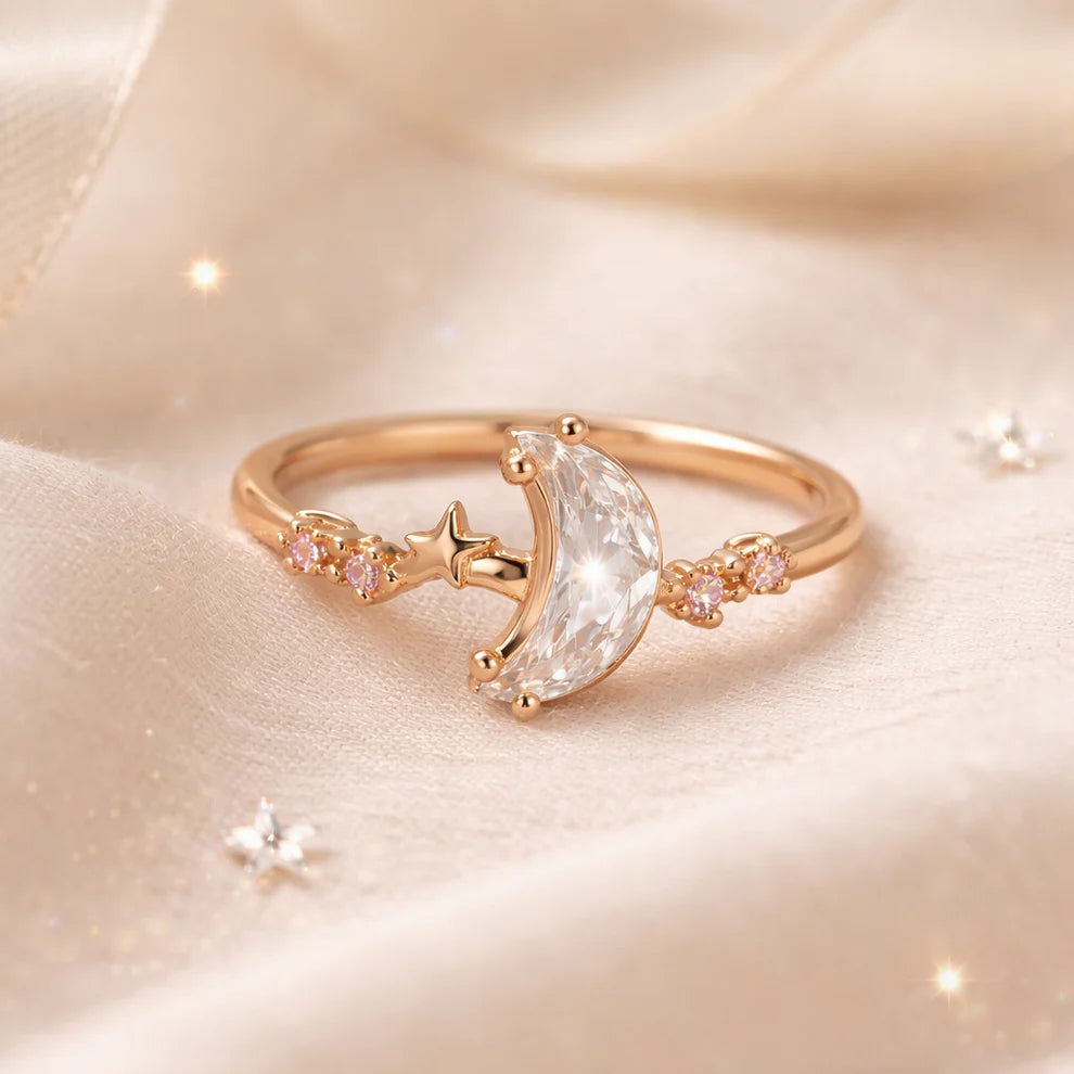 Ivée Aurora Oval Crystal Ring