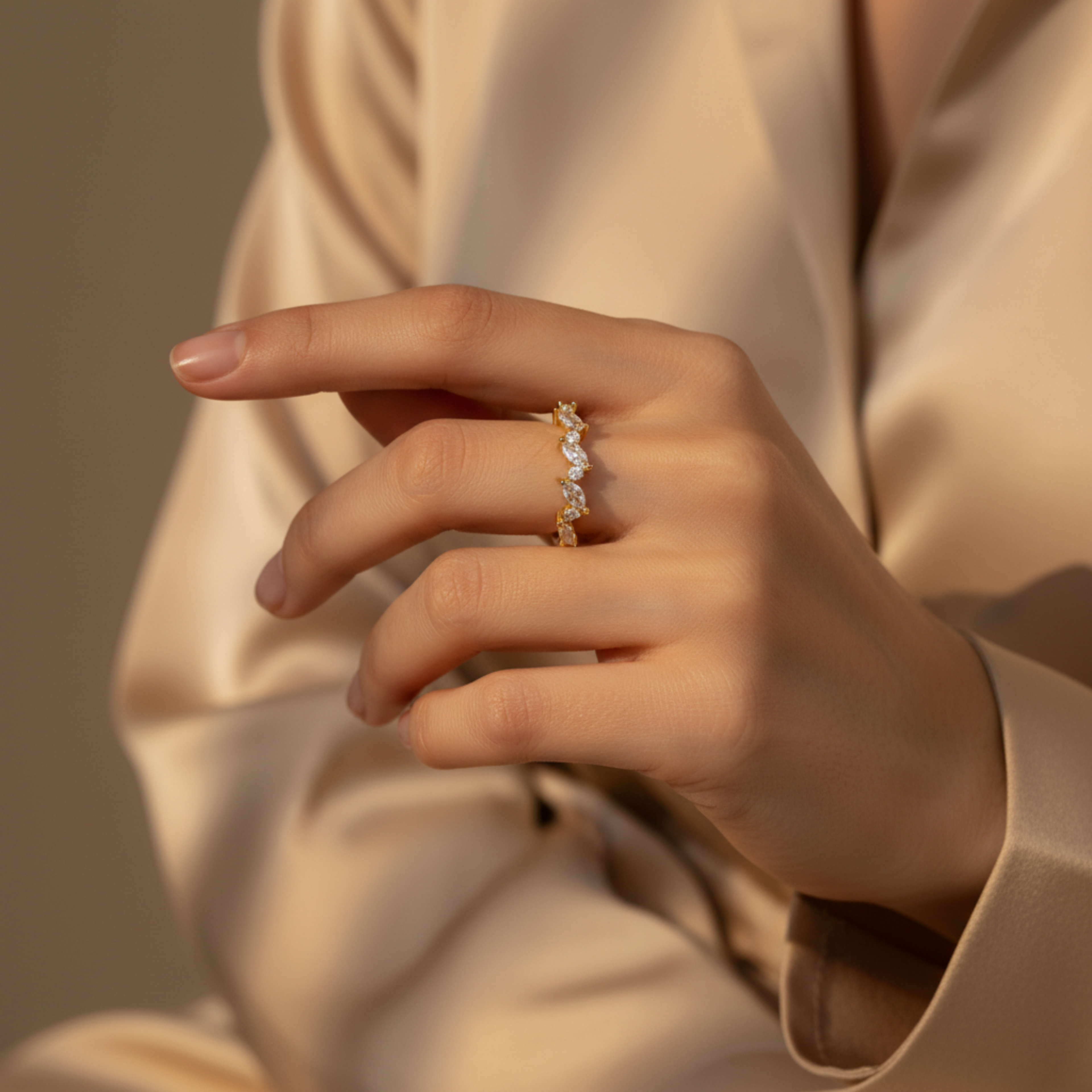 Ivée Celeste Vine Adjustable Ring