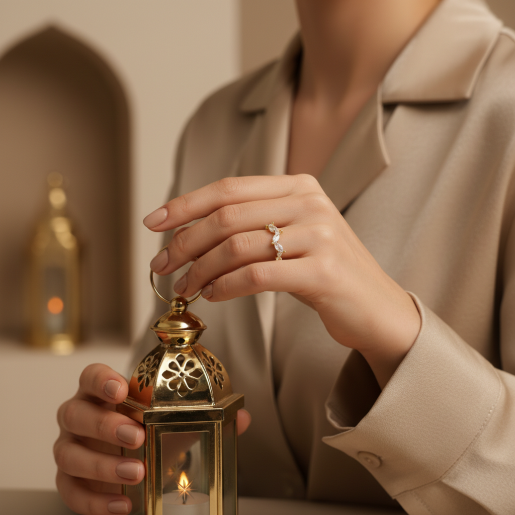 Ivée Celeste Vine Adjustable Ring