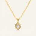 Ivée Halo Pendant Necklace