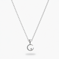 Ivée Celeste Silver Moon Necklace